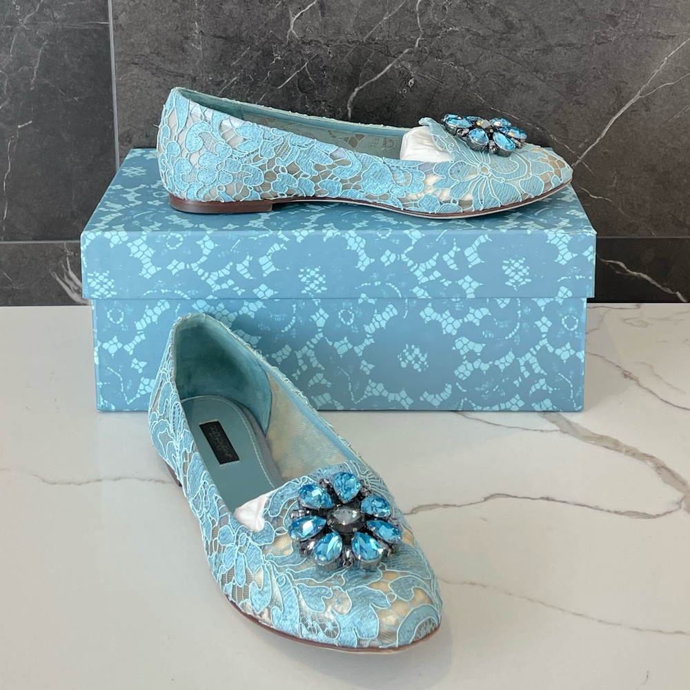 🔥 Host Pick 🔥 Dolce & Gabbana Taormina Crystal Flats - Picture 2 of 8